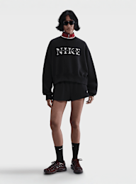 Nike, Sportswear Phoenix Fleece Crew GLS, black, Image 5 of 5