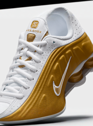 Nike, Shox R4 (GS), gold, Image 7 of 8