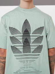 adidas Originals, 3D Trefoil T-Shirt, green, Image 4 of 5