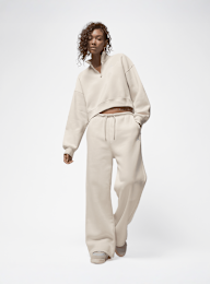 Jordan, Brooklyn Fleece Open-Hem Pants, beige, Image 4 of 4