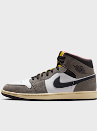 Jordan, Air Jordan 1 Mid SE summit white/blue chill-black, brown, Image 1 of 8