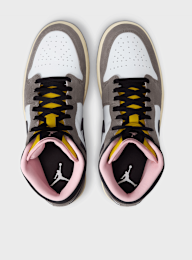 Jordan, Air Jordan 1 Mid SE summit white/blue chill-black, brown, Image 6 of 8