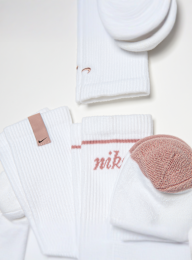 Nike, 3 PACK - Everyday Plus Cushion Crew, multi-colour, Image 2 of 2