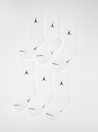 Jordan, 6 PACK - Everyday Cushioned Crew Socks, white, Image 1 of 2