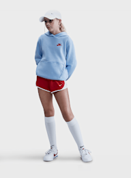 Nike, Sportwear Club Fleece Hoodie Low Brand Read, blue, Image 5 of 5
