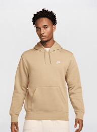 Nike, Club Basketball Pullover Hoodie, beige, Image 1 of 7