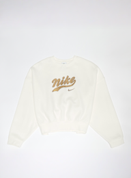 Nike, Sportswear Trend Fleece Crop Crew, beż, Obraz 1 z 3