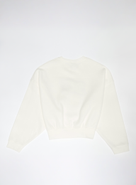 Nike, Sportswear Trend Fleece Crop Crew, beż, Obraz 2 z 3