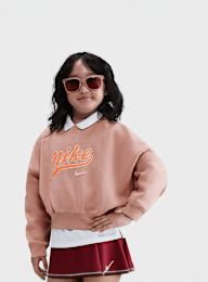 Nike, Sportswear Cropped Fleece Sweatshirt, light pink, Image 1 of 4