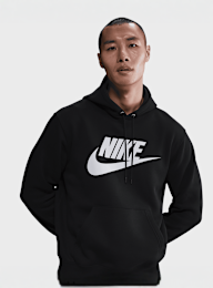 Nike, Club Fleece Hoodie, zwart, Afbeelding 1 van 4