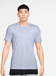 Nike, Sportswear Club Tee, blue, Image 1 of 3
