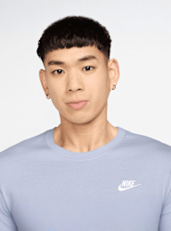 Nike, Sportswear Club Tee, blue, Image 3 of 3