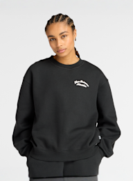 New Balance, Linear Heritage Fleece Crew, black, Image 2 of 5