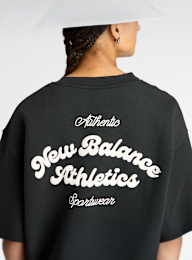 New Balance, Linear Heritage Fleece Crew, black, Image 5 of 5