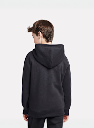 New Balance, Boys French Terry Small Logo Hoodie, black, Image 3 of 5