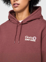 Dickies, DONUT HOUSE HOODIE andorra, red, Image 3 of 5