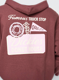 Dickies, DONUT HOUSE HOODIE andorra, red, Image 4 of 5