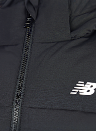 New Balance, Wide Baffle Puffer Coat, black, Image 4 of 5