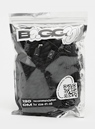 BAGGY, ROPE LACES 14mm SET 120cm, zwart, Afbeelding 1 van 2