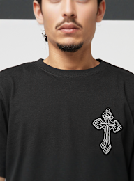 Mister Tee, Cross Meets Grace Tee, black, Image 3 of 4