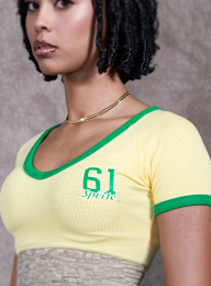 Sprite x SNIPES, Rib T-Shirt, geel, Afbeelding 3 van 5