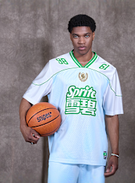 Sprite x SNIPES, Flame Football Jersey, blue, Image 1 of 8
