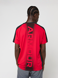 Under Armour, Heatgear Wordmark Short Sleeve Tee, rood, Afbeelding 2 van 5