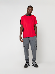 Under Armour, Heatgear Wordmark Short Sleeve Tee, red, Image 5 of 5
