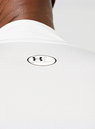 Under Armour, HeatGear Compression Mock Long Sleeve, wit, Afbeelding 4 van 5