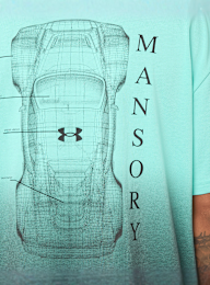 Under Armour, UA x Mansory Fade SS tropical tide / black / black, turquoise, Image 4 of 5