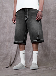 Sprite x SNIPES, Spark Denim Shorts, grey, Image 1 of 6