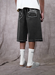 Sprite x SNIPES, Spark Denim Shorts, grey, Image 2 of 6