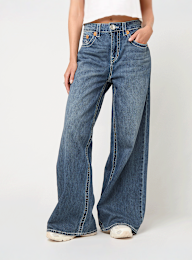 True Religion, Embroidery Jessie Super Baggy, blauw, Afbeelding 1 van 4