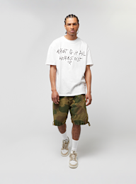 Mister Tee, It All Works Out Wording Oversize Tee, white, Image 4 of 4