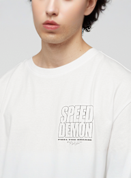 Mister Tee, Speed Demon Oversize Tee, white, Image 3 of 5