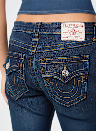 True Religion, Joey Mr Flare Flap, blue, Image 4 of 5