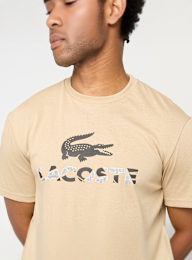 Lacoste, TEE-SHIRT graphite sombre/black, beige, Image 3 of 5