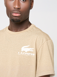 Lacoste, TEE-SHIRT graphite sombre/black, beige, Image 4 of 5