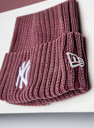 New Era, Washed Beanie MLB New York Yankees, fioletowy, Obraz 3 z 3