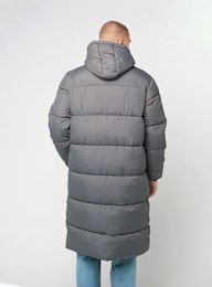 Urban Classics, Long Puffer Coat, szary, Obraz 2 z 5