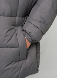 Urban Classics, Long Puffer Coat, szary, Obraz 3 z 5