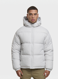 Urban Classics, Shiny Puffer Jacket With Hood, grijs, Afbeelding 1 van 4