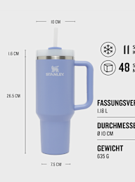 Stanley, The Quencher H2.0 Flowstate Tumbler | 1,2L, blauw, Afbeelding 4 van 4