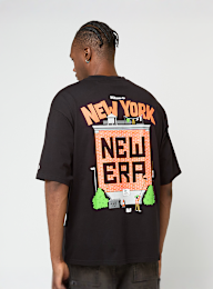 New Era, Oversized Graphic Tee 2, zwart, Afbeelding 1 van 5