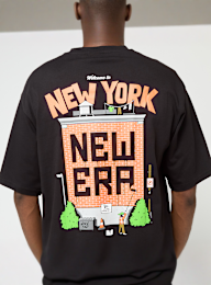 New Era, Oversized Graphic Tee 2, black, Image 3 of 5