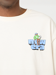 New Era, Oversized Graphic Tee 1, beige, Image 3 of 6