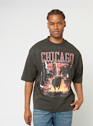 New Era, NBA Washed Graphic Tee Chicago Bulls, grey, Image 1 of 4