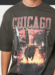 New Era, NBA Washed Graphic Tee Chicago Bulls, grijs, Afbeelding 3 van 4