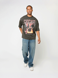 New Era, NBA Washed Graphic Tee Chicago Bulls, grijs, Afbeelding 4 van 4