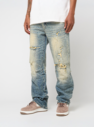 Smoke Rise, HEAVY WHISKER EFFECT JEANS OWNES BLUE, blue, Image 1 of 5